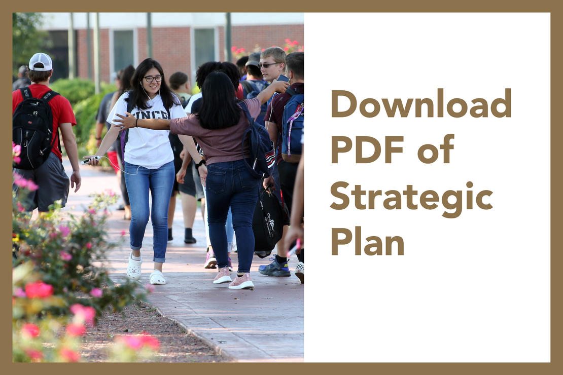 UNCP's Strategic Plan 20202025 Admissions at The University of